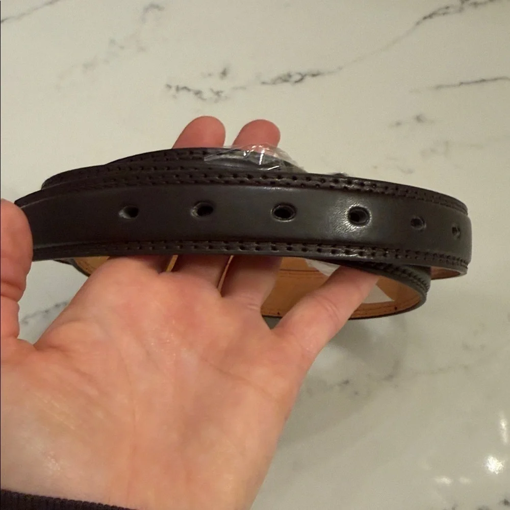 Brown Barbados Leather Belt XL 42-44